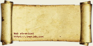 Janoš Mitrović vizit kartica